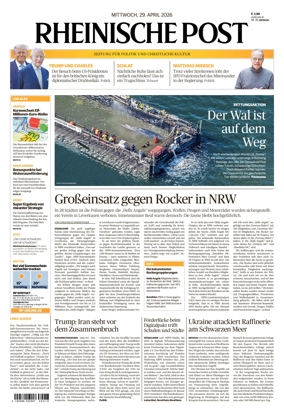 Cover of Rheinische Post Krefeld Kempen