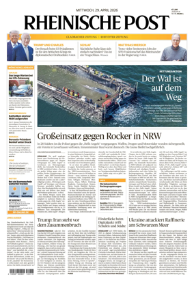 Cover of Rheinische Post - Monchengladbach and Korschenbroich
