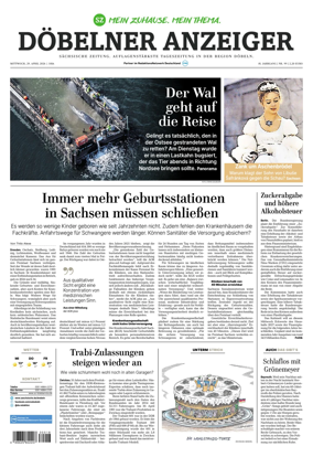 Cover of Sachsische Zeitung (Dobeln)