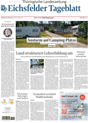 Cover of Thuringische Landeszeitung (Eichsfeld)