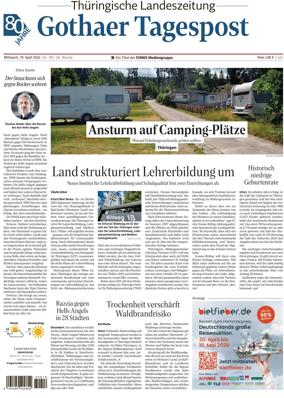 Cover of Thuringische Landeszeitung (Gotha)