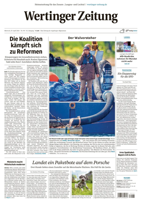 Cover of Wertinger Zeitung