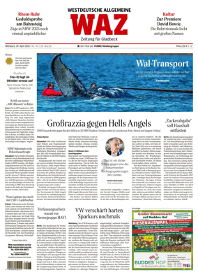 Cover of Westdeutsche Allgemeine Zeitung (Gladbeck)