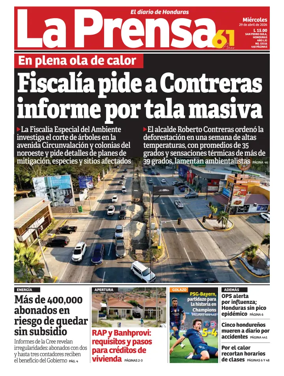 Cover of Diario La Prensa