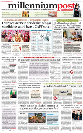 Cover of Millennium Post