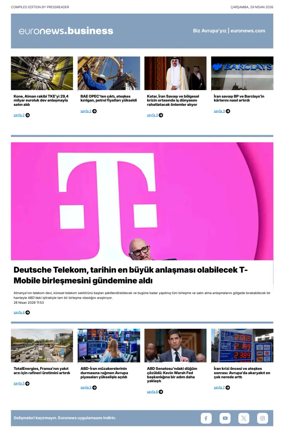 Cover of Euronews Business (Turkish) Compiled Editions