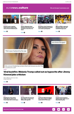 Cover of Euronews Culture and Sport Compiled Edition