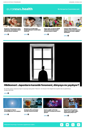 Cover of Euronews Health (Turkish) Compiled Edition