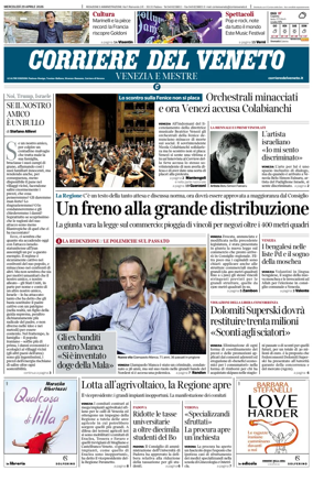 Cover of Corriere del Veneto (Venezia e Mestre)