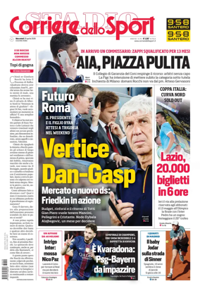 Cover of Corriere dello Sport (Lazio)
