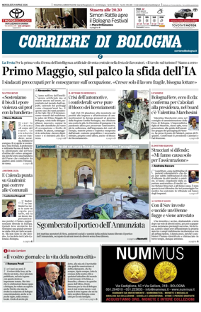Cover of Corriere di Bologna