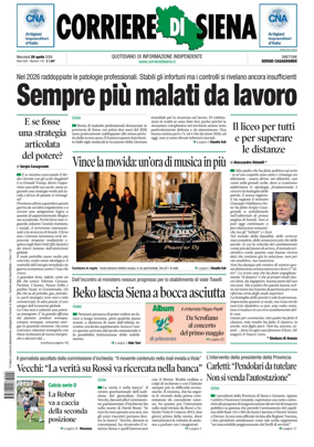 Cover of Corriere di Siena