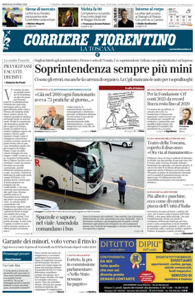 Cover of Corriere Fiorentino