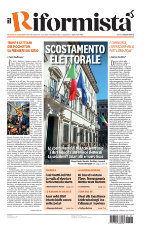 Cover of Il Riformista (Italy)
