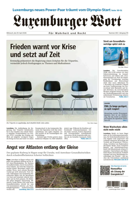 Cover of Luxemburger Wort