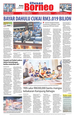Cover of Utusan Borneo (Sabah)