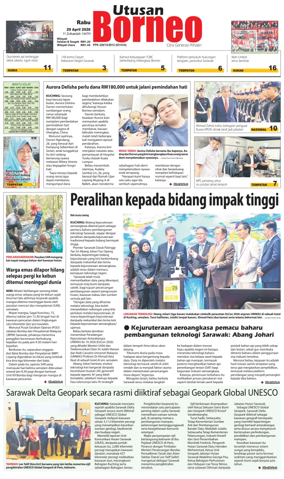 Cover of Utusan Borneo (Sarawak)