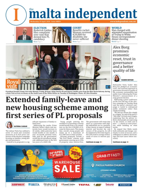 Cover of Malta Independent