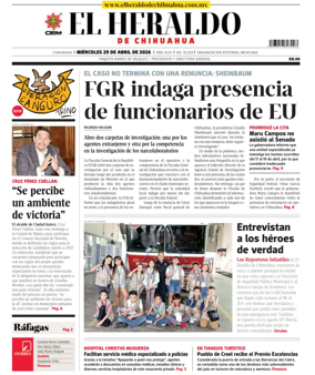Cover of El Heraldo de Chihuahua