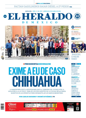 Cover of El Heraldo de Mexico