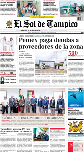 Cover of El Sol de Tampico