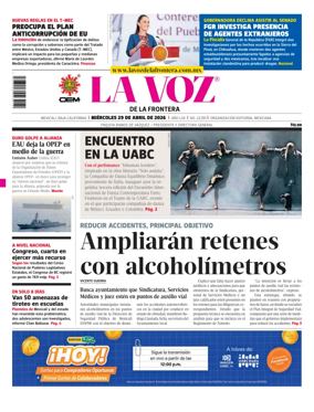 Cover of La Voz de la Frontera