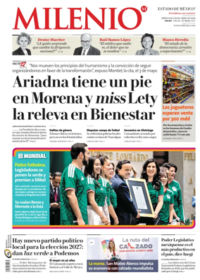 Cover of Milenio Edo de Mexico