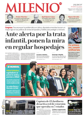 Cover of Milenio Jalisco
