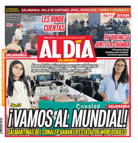 Cover of Periodico Al Dia (Salamanca)