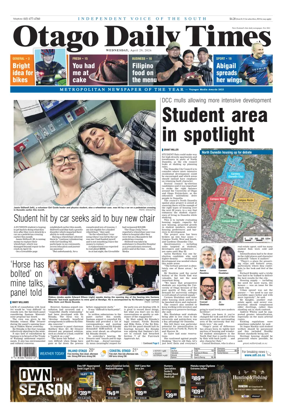 Cover of Otago Daily Times