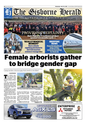 Cover of The Gisborne Herald