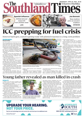 Cover of The Southland Times