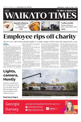 Cover of Waikato Times