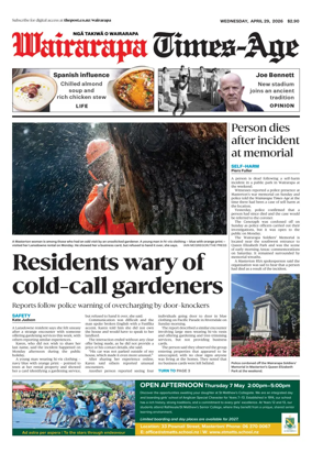 Cover of Wairarapa Times-Age (NZ)