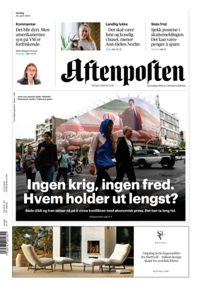 Cover of Aftenposten