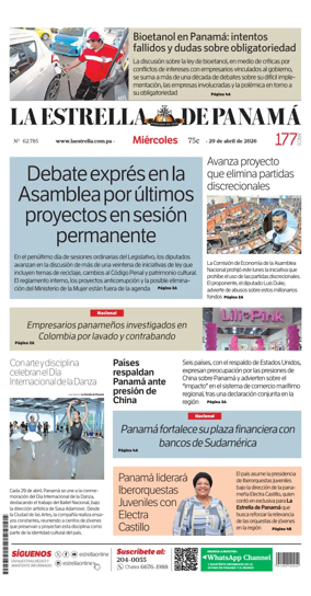 Cover of La Estrella de Panama