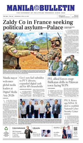 Cover of Manila Bulletin