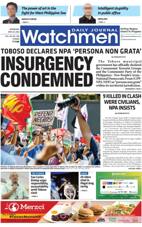 Cover of Watchmen Daily Journal