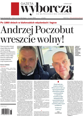 Cover of Gazeta Wyborcza