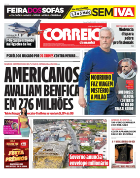 Cover of Correio da Manha