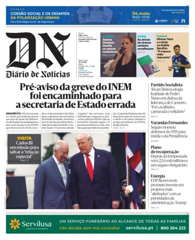 Cover of Diario de Noticias