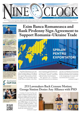 Cover of Nine o clock (Romania) Daily