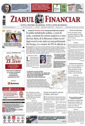 Cover of Ziarul Financiar