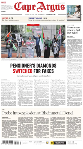 Cover of Cape Argus (PM Edition)