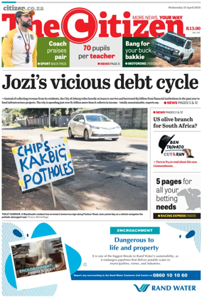 Cover of The Citizen (Gauteng)