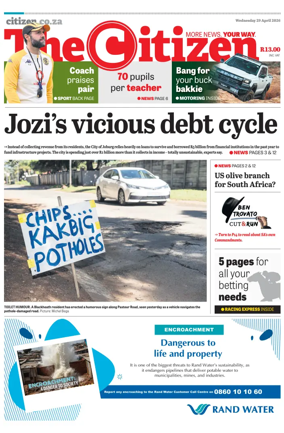Cover of The Citizen (KZN)