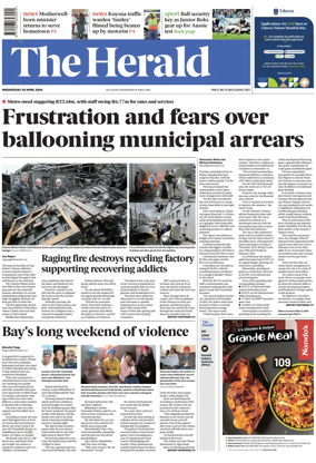 Cover of The Herald (South Africa)
