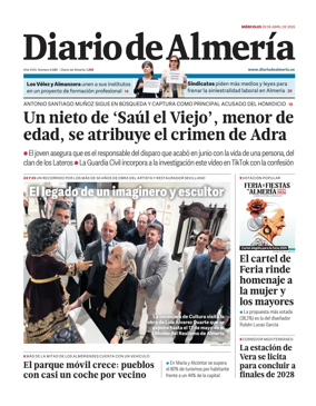 Cover of Diario de Almeria