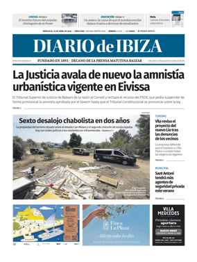 Cover of Diario de Ibiza