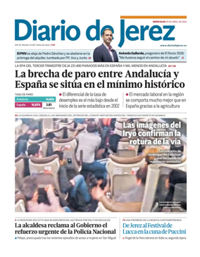 Cover of Diario de Jerez